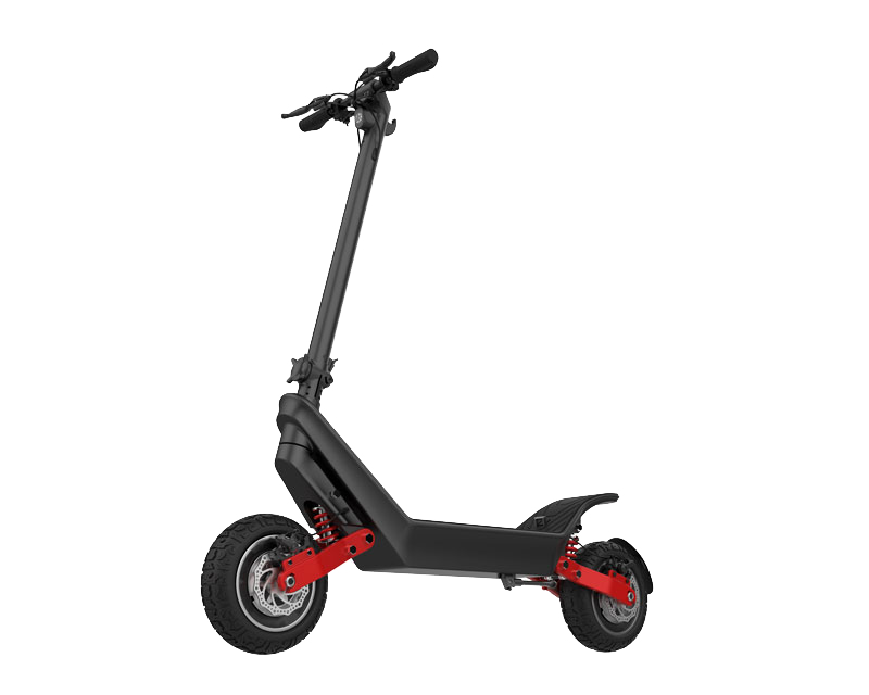 X10-48V/1000W*2 Çift Motor Tahrikli 11 İnç Uzun Menzilli Arazi Elektrikli Tekme Scooter